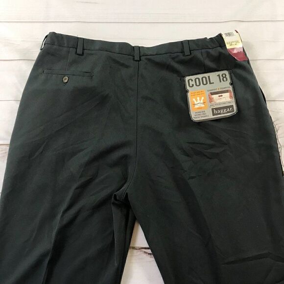 NWT Haggar Men Cool 18 Pro Pants Black - Picture 13 of 14